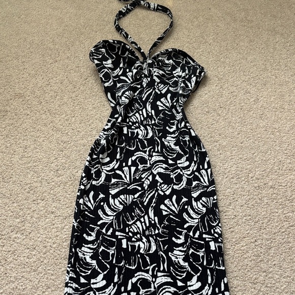 Nine West Dresses & Skirts - Nine West Black and White Strapless Dress